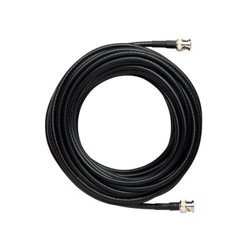 Shure 50' UHF Remote Antenna Extension Cable, BNC-BNC, RG8X/U Type - UA850