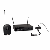 Shure Combo System with SLXD1 Bodypack, SLXD4 Receiver, and Beta 98H/C Clip-on Gooseneck Microphone - SLXD14/98H-J52