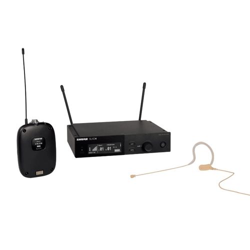 Shure Combo System with SLXD1 Bodypack, SLXD4 Receiver, and MX153T Earset Headworn Microphone - SLXD14/153T-J52
