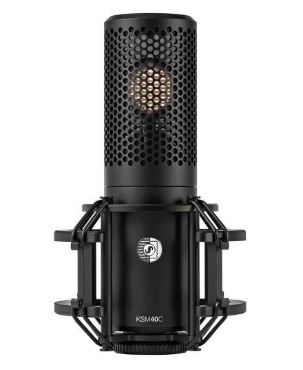 Shure Condenser Mic, Cardioid Studio Bundle - KSM40C