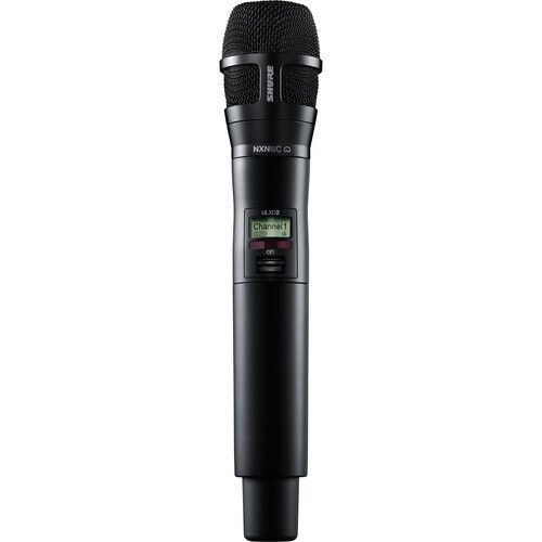 Shure Digital Handheld Transmitter with Nexadyne 8/C Capsule Black (534-598MHZ) - ULXD2/N8CB=-H50