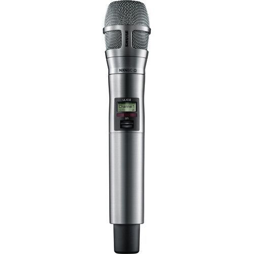 Shure Digital Handheld Transmitter with Nexadyne 8/C Capsule Nickel (534-598MHZ) - ULXD2/N8CN=-H50