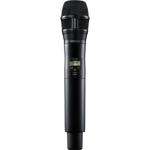 Shure Digital Handheld Transmitter with Nexadyne 8/S Capsule Black (470-534MHZ) - ULXD2/N8SB=-G50