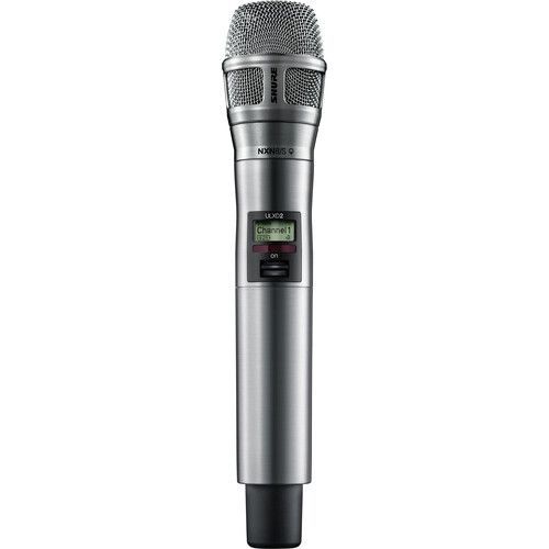 Shure Digital Handheld Transmitter with Nexadyne 8/S Capsule Nickel (470-534MHZ) - ULXD2/N8SN=-G50