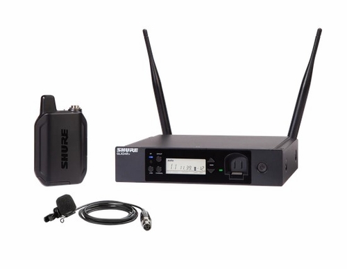 Shure Digital Wireless Rack System with WL185m Lavalier Microphone - GLXD14R+ LAVALIER SYSTEM WITH WL185M - GLXD14Rplus-85M-Z3
