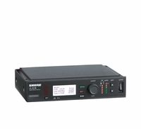 Shure Single Digital Wireless Receiver with PS41US Power Supply, 1/2 Wave Antenna and Rack Mounting Hardware - ULXD4=-H50
