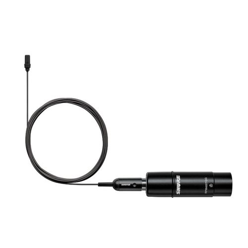 Shure Directional Subminiature Lavalier, Black  - UL4B/C-XLR-A