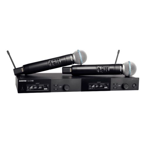 Shure Dual Wireless Vocal System with BETA 58 - SLXD24D/B58-J52