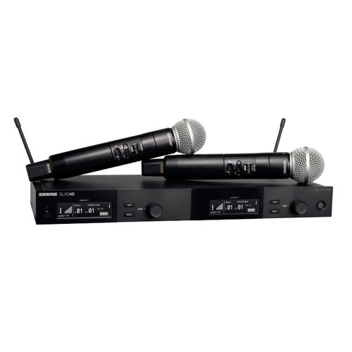 Shure Dual Wireless Vocal System with SM58 - SLXD24D/SM58-J52