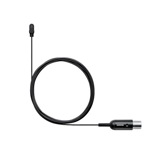 Shure DURAPLEX LAV MIC, BLACK, OMNI, MTQG - DL4B/O-MTQG-A