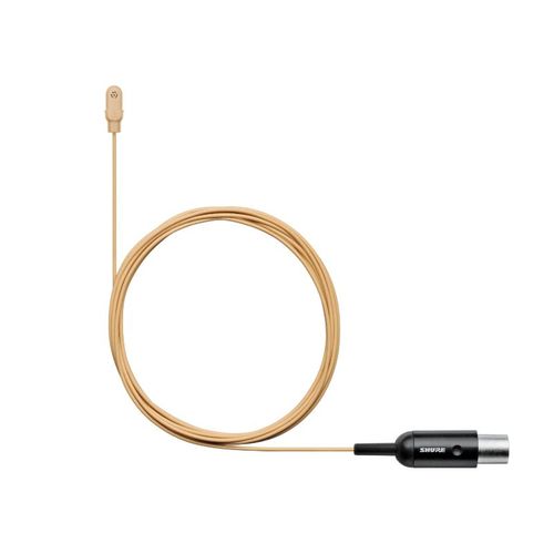 Shure DURAPLEX LAV MIC, TAN, OMNI, MTQG - DL4T/O-MTQG-A