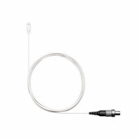 Shure DURAPLEX LAV MIC, WHITE, OMNI, LEMO - DL4W/O-LM3-A