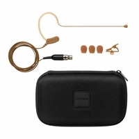 Shure Omnidirectional Earset Headworn Microphone, Cocoa - MX153C/O-TQG