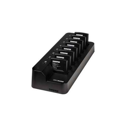 Shure 8-Bay, Networked, Battery-only Tray Charger - SBC840M-US