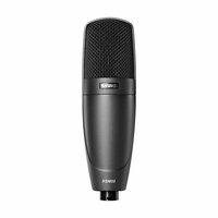 Shure Cardioid Studio Condenser Microphone–Stage Model (Charcoal Gray) - KSM32/CG