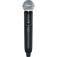 Shure Featuring the industry standard BETA® 58A vocal microphone, the GLXD2+/B58 Dual Band Handheld Transmitter delivers superior, transparent digital audio. - GLXD2+/B58=-Z3