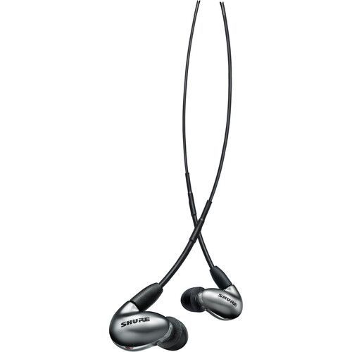 Shure Graphite SE846 Quad-driver earphones, with professional black 64" cable  - SE846G2GT