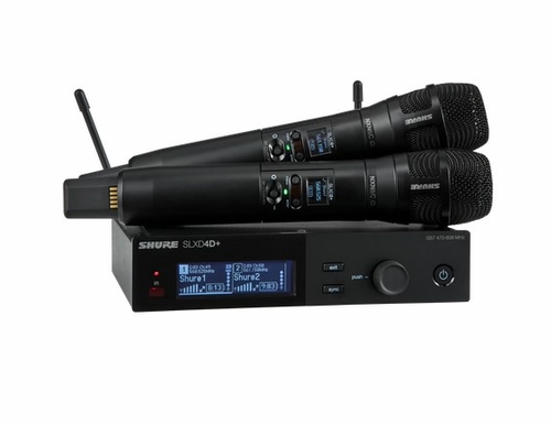 Shure Handheld System, Dual, N8CB - SLXD24DPLUSN8C-G57
