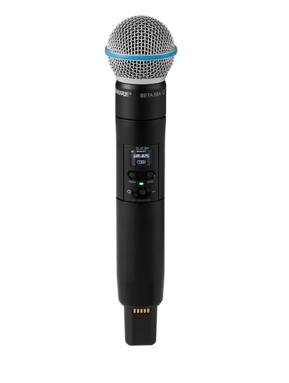 Shure Handheld Transmitter, Beta58A - SLXD2plusB58-G57