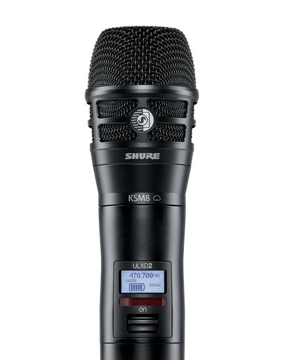 Shure Handheld Transmitter, KSM8B - ULXD2-K8B-G57