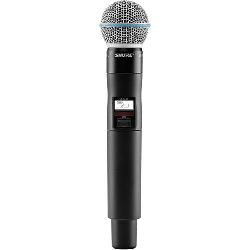 Shure Handheld Transmitter with Beta58A Microphone - QLXD2/B58=-H50