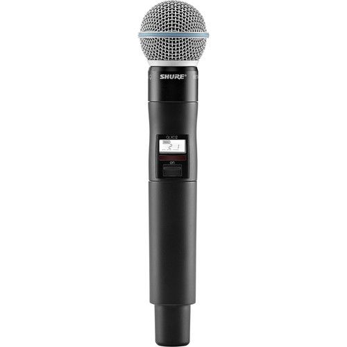 Shure Handheld Transmitter with Beta®58A Microphone - QLXD2/B58=-J50A