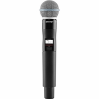 Shure Handheld Transmitter with Beta®58A Microphone - QLXD2/B58=-V50