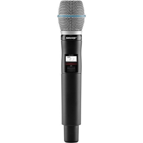 Shure Handheld Transmitter with Beta87C Microphone - QLXD2/B87C=-J50A