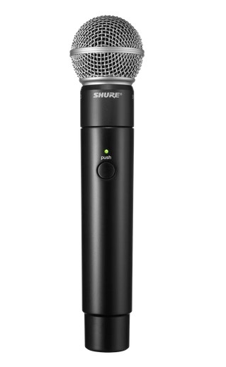 Shure Handheld Transmitter with SM58� Microphone (Includes one SB902 Battery) - MXW2/SM58=-Z10