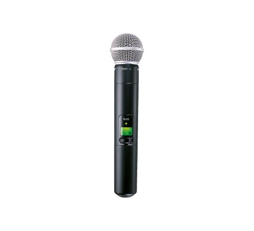 Shure Handheld Transmitter with SM58 Capsule, J3 Frequency - SLX2/SM58