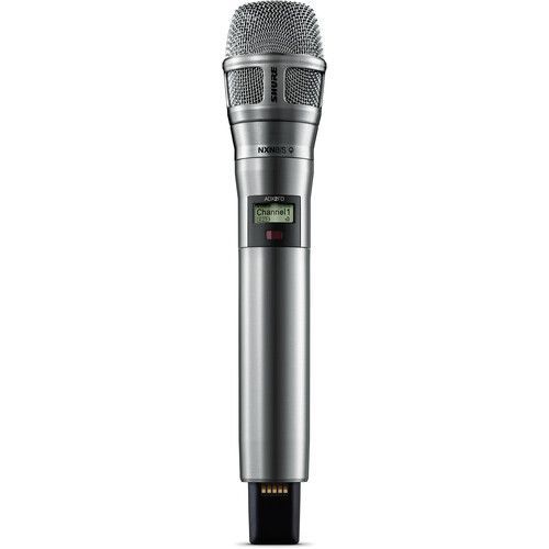 Shure Handheld Wireless Microphone Transmitter Nickel - ADX2FD/N8SN=-G57