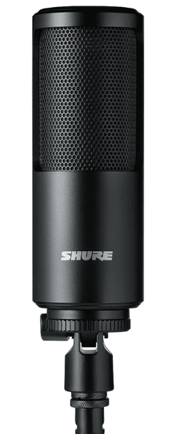 Shure Home Recording Microphone, BLACK W/ HARD MOUNT - SM4-K