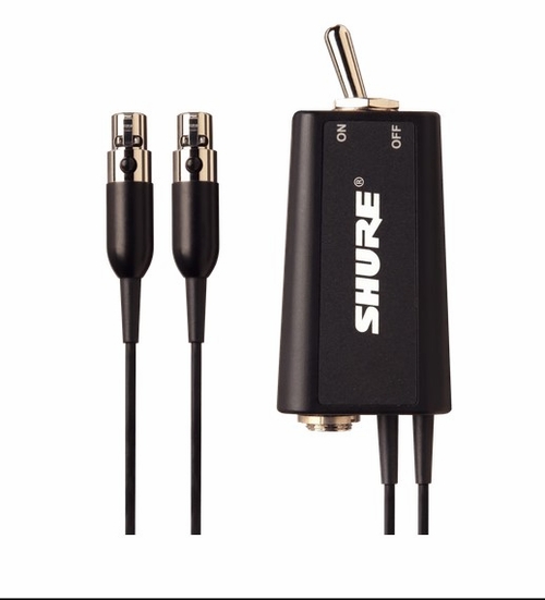 Shure In-Line Dual Bodypack Mute Switch - WA662