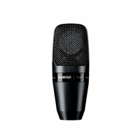 Shure Large-diaphragm side-address cardioid condenser microphone with shock-mount and carrying case - less cable - PGA27-LC