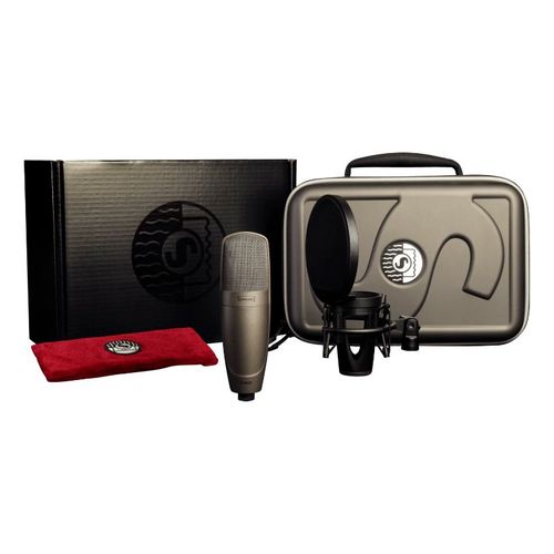 Shure Large Dual-Diaphragm, Side-Address Condenser Vocal Microphone (Sable Gray) - KSM42/SG