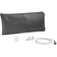 Shure LAVALIER MICROPHONE, CARDIOID, WHITE - WL185MW/C-TQG