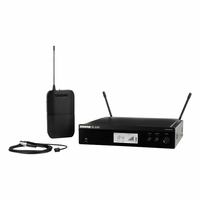 Shure Instrument System with (1) BLX4R Wireless Receiver, (1) BLX1 Bodypack Transmitter, and (1) WL93 Lavalier Microphone - BLX14R/W93-H9