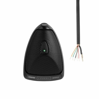 Shure Cardioid - Condenser Boundary Microphone, Built-in Preamp, Attached 12' Unterminated Bottom-exit Cable, Logic Functions, Programmable Switch and LED Indicator - MX392BE/C