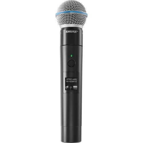 Shure Microphone - Handheld - BETA58 Cartridge - MXW2X/BETA58=-Z10