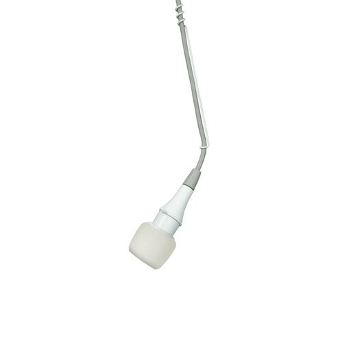 Shure Cardioid, Low Profile Overhead Condenser Microphone,Attached 25' Cable, Inline Preamplifier,White - CVO-W/C