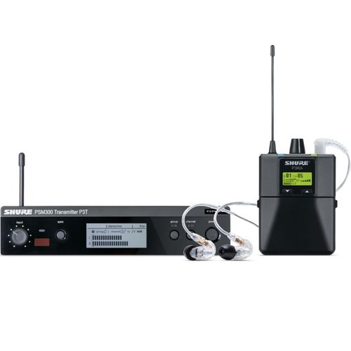 Shure PSM300 Wireless System With SE215-CL Earphones - P3TRA215CL-J13