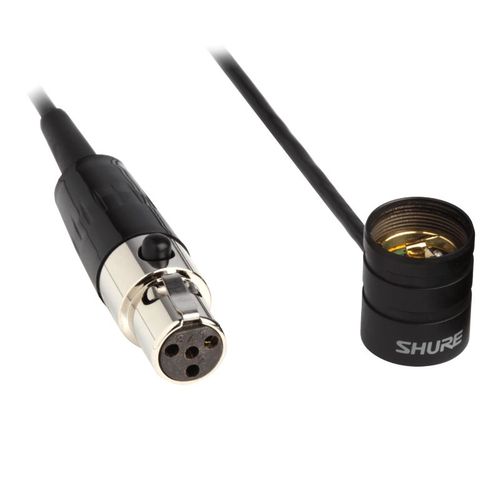 Shure 4' Cable, 4-Pin Mini Connector (TA4F) to Lavalier Housing, Used with MX183, MX184, MX185, WL183, WL184, WL185 - C122