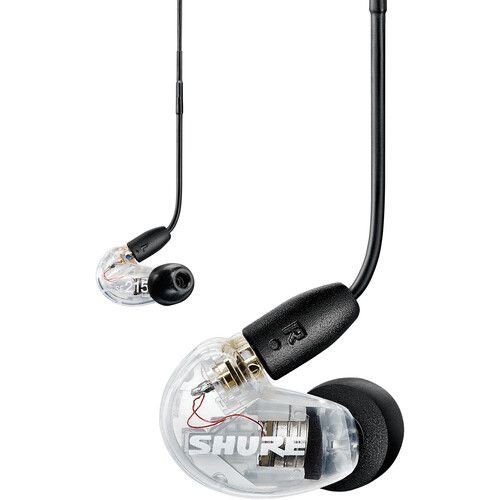 Shure SE215 EARPHONE,CLEAR W/MODEL:RMCE-UNI - SE215DYCL+UNI
