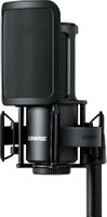 Shure SM4 MIC, BLACK, W/ SHOCK MOUNT, CASE - SM4-K-KIT