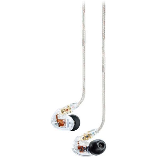 Shure Sound Isolating Dual Driver Earphone with Detachable Cable and Formable Wire (Clear) - SE425-CL