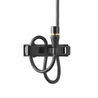 Shure Omnidirectional 5mm Subminiature Lavalier Microphone, TQG for Shure Bodypacks, Black - MX150B/O-TQG