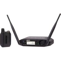Shure The GLX-D+ Dual Band Wireless Headset System features the PGA31 Headset Microphone for spoken word applications and the GLXD4+ tabletop receiver. - GLXD14+/PGA31-Z3