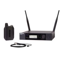 Shure The GLX-D+ Dual Band Wireless Rack System features the WA302 guitar cable and the GLXD4R+ half-rack receiver. - GLXD14R+-Z3
