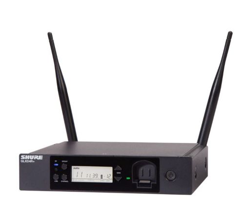 Shure The GLXD4+ Dual Band Rack Receiver delivers exceptional digital audio clarity. In combination with the GLXD+ Dual Band Frequency Manager provides advanced RF performance. - GLXD4R+=-Z3