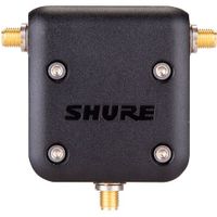 Shure The UA221DB-RSMA splits an incoming signal into two outgoing signals, allowing two GLXD4R+ receivers to share a single pair of antennas. - UA221DB-RSMA